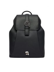 KARL LAGERFELD Plecak B4W30080 Czarny. Czarne plecaki KARL LAGERFELD, bez wzorów, ze skóry. Za 849.99 zł.