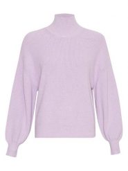 MOSS COPENHAGEN Sweter "Magnea Rachelle" w kolorze fioletowym rozmiar: L/XL. Różowe golfy damskie Moss Copenhagen, l, z wiskozy, bez kołnierzyka. Za 92.21 zł.