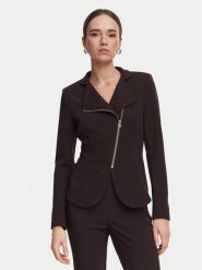 Rinascimento Marynarka CFC0130203003 Brązowy ciemny Slim Fit. Brązowe marynarki i żakiety damskie Rinascimento, xs, bez wzorów, z syntetyku. Za 609.99 zł.