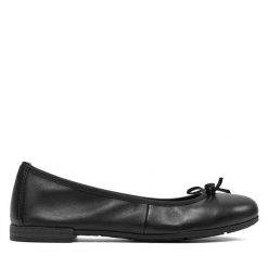 Baleriny Marco Tozzi. Czarne balerinki damskie Marco Tozzi, bez wzorów. Za 169.99 zł.