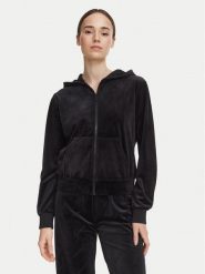 Guess Bluza O6BQ01 K5061 Czarny Regular Fit. Czarne bluzy damskie Guess, xl, z aplikacjami, z syntetyku, bez kaptura. Za 294.99 zł.