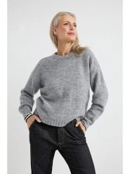 Josephine & Co Sweter "Andrea" w kolorze jasnoszarym rozmiar: XL. Szare swetry klasyczne damskie Josephine & Co, xl, z wełny, bez kołnierzyka. Za 206.42 zł.