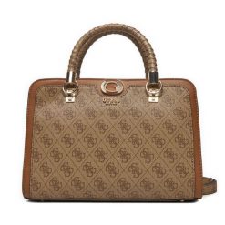 Torebka Guess. Brązowe torebki klasyczne damskie Guess, bez dodatków. Za 359.99 zł.