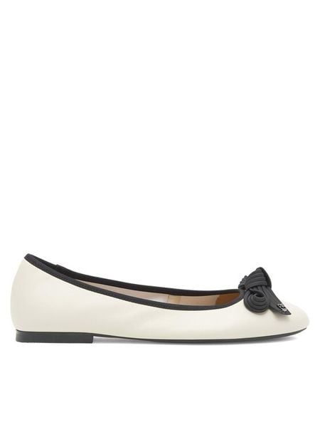 GINO ROSSI Baleriny COZY-HS001-1-2 Beżowy. Brązowe balerinki damskie Gino Rossi, bez wzorów, ze skóry. Za 199.99 zł.