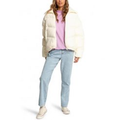 Kurtka zimowa damska Billabong Winter Paradise. Białe kurtki damskie Billabong, na zimę, l, bez wzorów, z nylonu, bez kaptura. Za 365.00 zł.