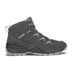 Buty trekkingowe damskie Lowa Sirkos Evo Mid Gtx. Czarne obuwie trekkingowe damskie Lowa, z materiału, bez zapięcia. Za 744.00 zł.