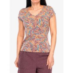 Koszulka damska Royal Robbins Featherweight Tee. Czerwone koszulki sportowe damskie ROYAL ROBBINS, bez wzorów, bez ramiączek. Za 203.99 zł.