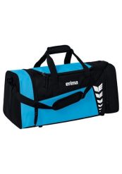 Torba sportowa Erima Six Wings. Czarne torby sportowe Erima, bez wzorów, z poliesteru. Za 119.99 zł.