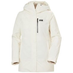 Damska kurtka narciarska z kapturem Helly Hansen Snowplay. Białe kurtki damskie Helly Hansen, na zimę, bez wzorów, z kapturem. Za 1,344.50 zł.