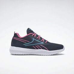 Buty na co dzień do biegania młodzieżowe REEBOK FLEXAGON ENE sportowe. Niebieskia obuwie sportowe damskie Reebok, z materiału, do biegania. Za 151.00 zł.
