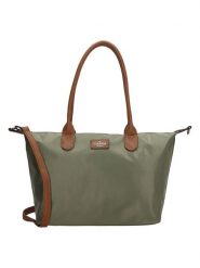 Charm Shopper bag "Buckingham" w kolorze khaki - 42 x 25 x 15 cm rozmiar: onesize. Brązowe shopper bag Charm, bez wzorów, z materiału, na ramię, bez dodatków. Za 114.17 zł.