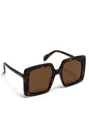 Nine West Okulary przeciwsłoneczne NW 6629S Brązowy. Brązowe okulary przeciwsłoneczne damskie Nine West. Za 149.99 zł.