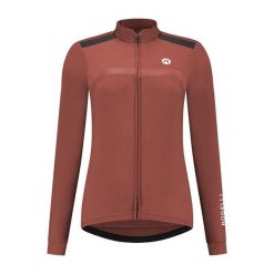Koszulka damska z długim rękawem Mono DWR. Brązowe koszulki damskie Rogelli, l, bez wzorów, bez kołnierzyka, bez ramiączek. Za 338.00 zł.