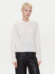 HUGO Sweter Solanu 50545092 Écru Regular Fit. Swetry klasyczne damskie Hugo, s, z wełny, bez kołnierzyka. Za 569.99 zł.