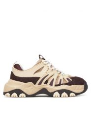 Patrizia Pepe Sneakersy 8Z0043/V005-J4Q9 Beżowy. Brązowe obuwie sportowe damskie Patrizia Pepe, ze skóry, bez zapięcia. Za 1,159.00 zł.