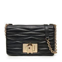 Torebka Furla. Czarne torebki wieczorowe damskie Furla, bez wzorów, bez dodatków. Za 1,349.00 zł.