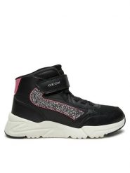 Geox Śniegowce Mid Easy Entry J46M2D 054FU C9231 D Czarny. Czarne kozaki dziewczęce Geox, bez wzorów, ze skóry, bez obcasa, bez zapięcia. Za 319.99 zł.