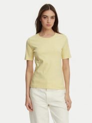 Tatuum T-Shirt Kiri 1 T2505.111 Żółty Regular Fit. Żółte t-shirty damskie TATUUM, xxl, bez wzorów, z bawełny, bez kołnierzyka. Za 59.99 zł.