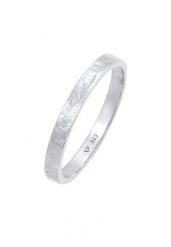 Elli Damska obrączka Partner Basic Organic Look ze srebra próby 925 Sterling Silver Pierścionki 1 ct Damski. Szare pierścionki damskie Elli, srebrne. Za 211.64 zł.