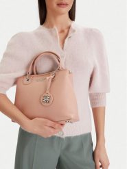 Nine West Torebka CEO-Madison Muse-LDA8337 Różowy. Czerwone kuferki damskie Nine West, bez wzorów, z materiału, bez dodatków. Za 115.99 zł.