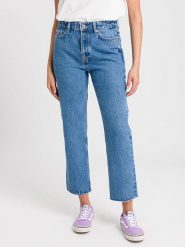 Cross Jeans Dżinsy "Karlie 006" - Regular fit - w kolorze niebieskim rozmiar: W27. Niebieskie jeansy damskie Cross Jeans, z podwyższonym stanem. Za 122.96 zł.