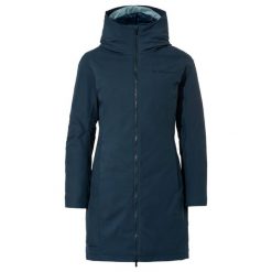Płaszcz damski 3 w 1 VAUDE Annecy III. Niebieskie płaszcze damskie Vaude, na jesień, uniwersalny, bez wzorów, z materiału, bez kaptura. Za 2,270.00 zł.