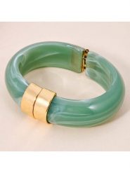 MENTHE À L'O Pozłacana bransoletka rozmiar: onesize. Zielone bransoletki damskie MENTHE À L'O, pozłacane. Za 161.73 zł.