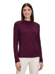 Betty Barclay Sweter w kolorze ciemnofioletowym rozmiar: 42. Różowe swetry klasyczne damskie Betty Barclay, bez kołnierzyka. Za 74.28 zł.