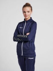 Kurtka damska Hummel Zip hmlAUTHENTIC Poly. Szare kurtki damskie Hummel, na wiosnę, l, bez wzorów, z dzianiny, bez kaptura. Za 204.00 zł.