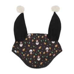 Krótki kapelusz dla koni QHP Noël. Czarne kapelusze damskie QHP, bez wzorów, sportowe. Za 117.00 zł.