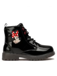 Mickey&Friends Trapery CM-AW22-026DSTC-A Czarny. Czarne kozaki dziewczęce Mickey&Friends, bez wzorów, ze skóry, bez obcasa, bez zapięcia. Za 84.99 zł.