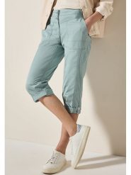 Cecil Rybaczki w kolorze błękitnym rozmiar: W26/L22. Niebieskie spodnie materiałowe damskie Cecil, bez wzorów, z materiału. Za 78.28 zł.