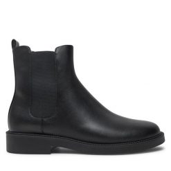Sztyblety MICHAEL Michael Kors. Czarne botki damskie MICHAEL Michael Kors, bez obcasa, na płaskiej podeszwie, bez zapięcia. Za 749.99 zł.