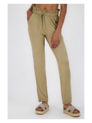 Alife and kickin Spodnie "Anna" w kolorze oliwkowym rozmiar: M. Brązowe spodnie materiałowe damskie Alife and Kickin, bez wzorów, z materiału. Za 52.42 zł.