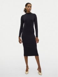 Vero Moda Sukienka codzienna Mary 10314441 Czarny Slim Fit. Czarne sukienki damskie Vero Moda, bez wzorów, z wiskozy, bez ramiączek. Za 109.99 zł.