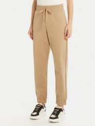 Weekend Max Mara Spodnie dresowe Olimpia 2515781031 Beżowy Regular Fit. Brązowe spodnie dresowe damskie Weekend Max Mara, xl, bez wzorów, z bawełny. Za 409.99 zł.
