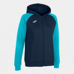 Bluza sportowa damska Joma Academy IV. Niebieskie bluzy damskie Joma, s, bez wzorów, bez kaptura. W wyprzedaży za 132.10 zł.