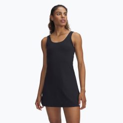 Sukienka Under Armour Motion. Czarne sukienki damskie Under Armour, bez wzorów, sportowe, bez ramiączek. Za 269.99 zł.