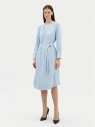 BOSS Sukienka codzienna Docelia 50530538 Niebieski Regular Fit. Niebieskie sukienki damskie Boss, bez wzorów, z wiskozy, bez ramiączek. Za 699.99 zł.