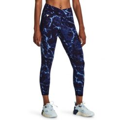 Legginsy damskie UNDER ARMOUR PROJECT ROCK Crossover Lets Go. Niebieskie legginsy damskie Under Armour, s, bez wzorów. Za 239.99 zł.