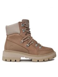 Timberland Botki Cortina Valley Hiker Wp TB0A5T4Z9291 Brązowy. Brązowe botki damskie Timberland, ze skóry, bez obcasa, na płaskiej podeszwie, bez zapięcia. Za 939.99 zł.