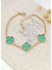 Atelier MIU Pozłacana bransoletka rozmiar: onesize. Zielone bransoletki damskie atelier MIU, pozłacane. Za 61.95 zł.