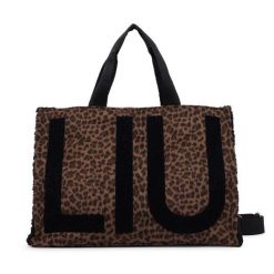 Torebka Liu Jo. Brązowe shopper bag Liu Jo, bez wzorów, bez dodatków. Za 499.99 zł.