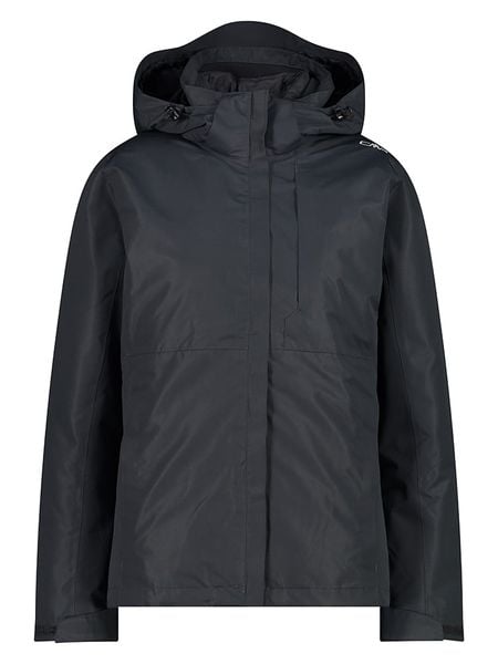 CMP Kurtka funkcyjna 3w1 w kolorze czarnym rozmiar: 42. Czarne kurtki sportowe damskie CMP, bez wzorów, z puchu, bez kaptura. Za 188.40 zł.