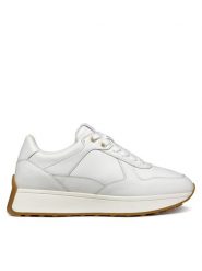 Geox Sneakersy D Amabel D46MDA 00085 C1000 Biały. Białe obuwie sportowe damskie Geox, ze skóry, bez zapięcia. Za 349.99 zł.