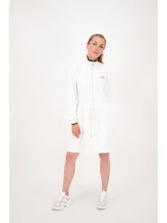 Sergio Tacchini Sukienka "Alena" w kolorze białym rozmiar: M. Białe sukienki damskie sergio tacchini, bez wzorów, bez ramiączek. Za 109.78 zł.