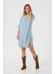 Cream Sukienka "Tiah" w kolorze błękitno-żółtym rozmiar: 44. Niebieskie sukienki damskie Cream, bez wzorów, z wiskozy, klasyczne, bez ramiączek. Za 130.99 zł.