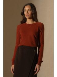 Perfect Cashmere Kaszmirowy sweter w kolorze ceglanym rozmiar: S. Czerwone swetry klasyczne damskie Perfect Cashmere, s, z kaszmiru, bez kołnierzyka. Za 347.99 zł.