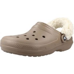 Buty CROCS 211396C CLASSIC FLEECE LINED Brązowy. Brązowe obuwie trekkingowe damskie Crocs, z syntetyku, bez zapięcia. Za 286.99 zł.