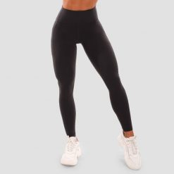 Legginsy damskie fitness z wysoką talią czarne Mesh Panel. Czarne legginsy damskie GYMBEAM, s, bez wzorów, z elastanu. Za 112.90 zł.